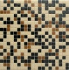 Мозаика NSmosaic MIX15 стекло черно-коричневый (сетка)(10*10*4) 327*327